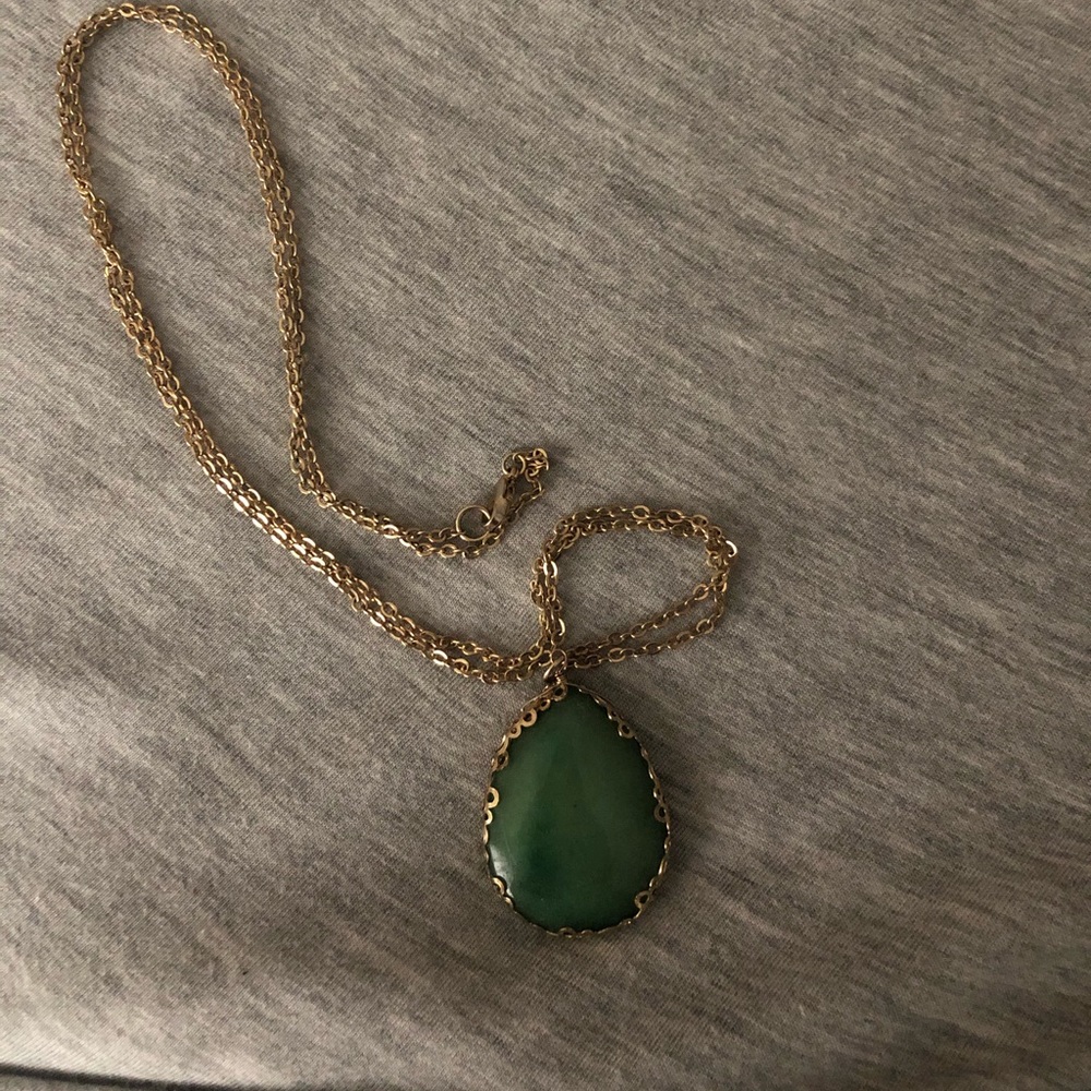 Francesca gold long necklace